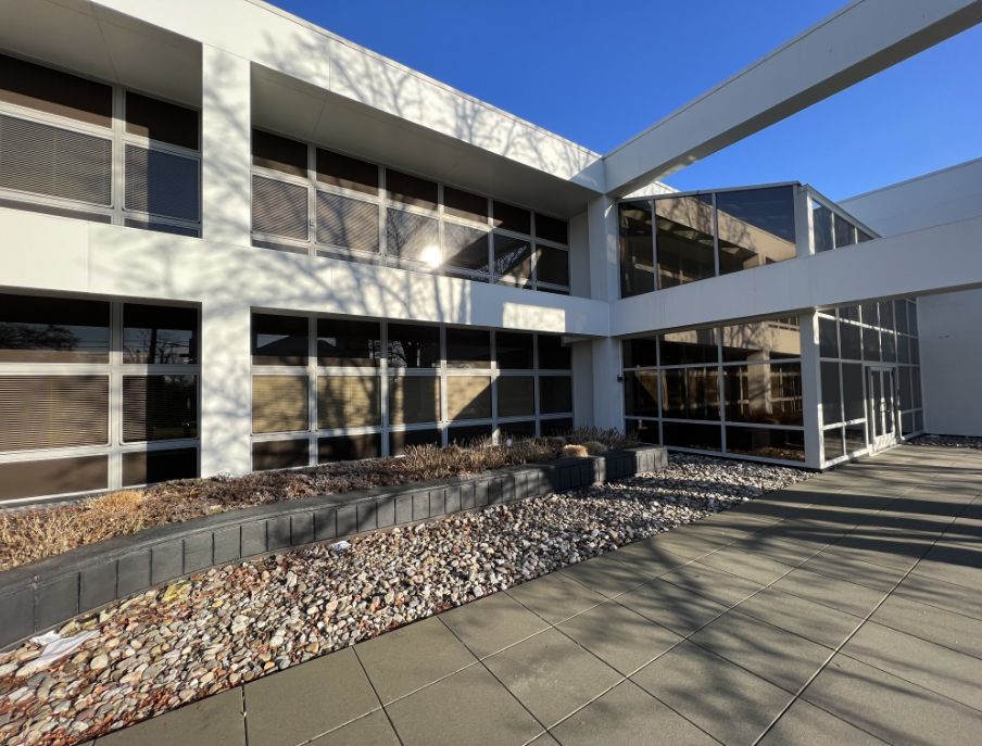 an image of building side showing another enter